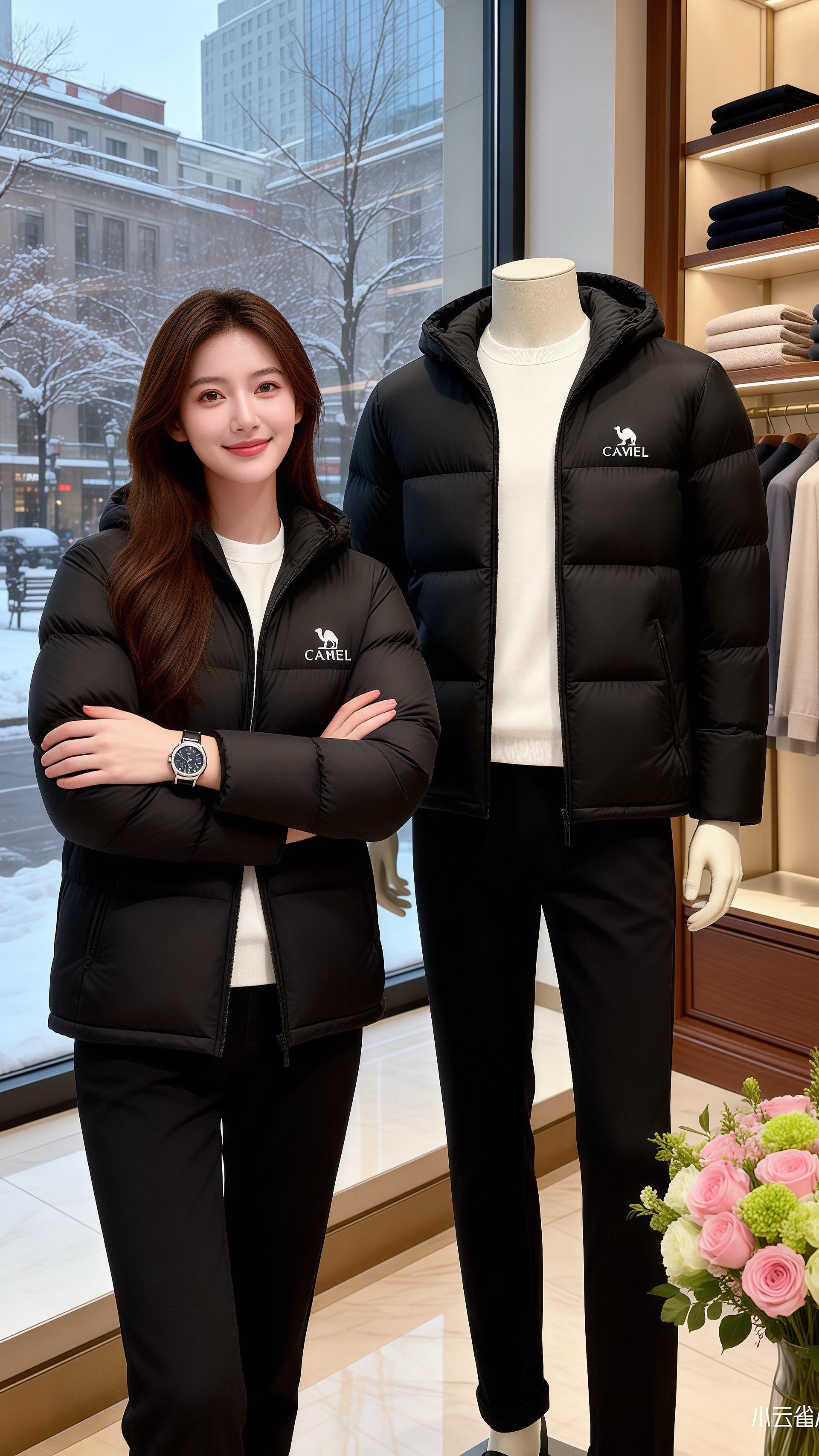 雪焰  皓明将红色跑车停在街边，一抬眼就看见许妍站在雪地里，双手捧着雪...