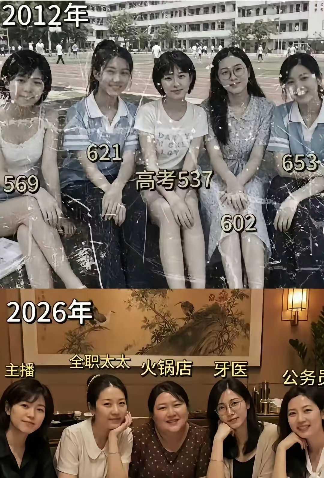 高考分数不能决定谁混得好！