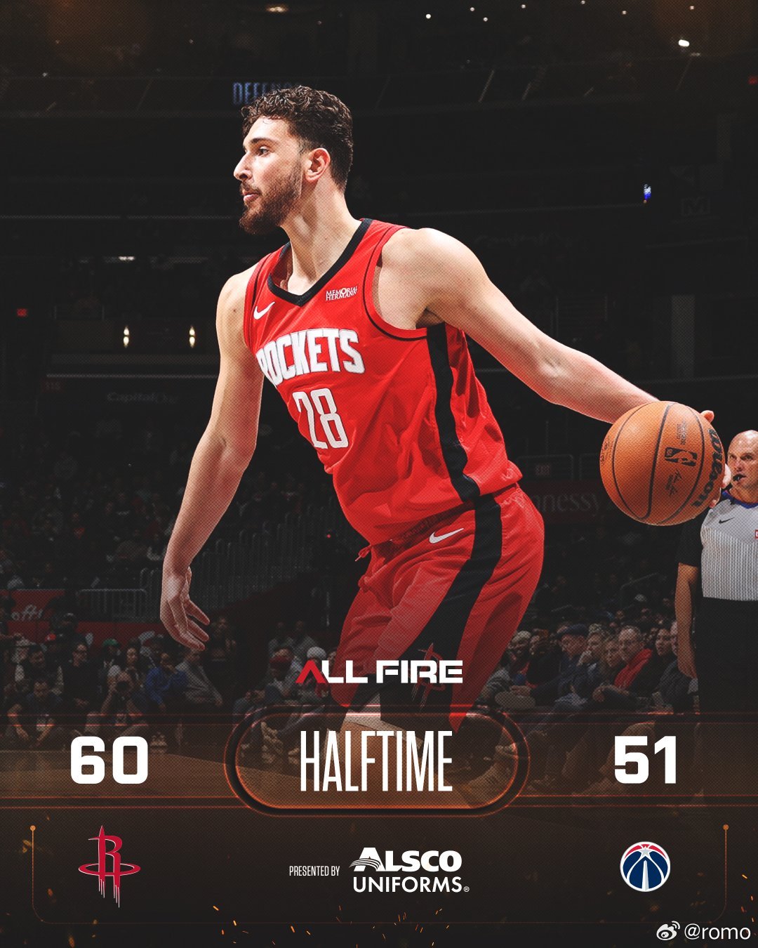 半场领先9分申京19分阿杜14分，仅出手5次谢泼德10+7+4+1+2 ，并与有