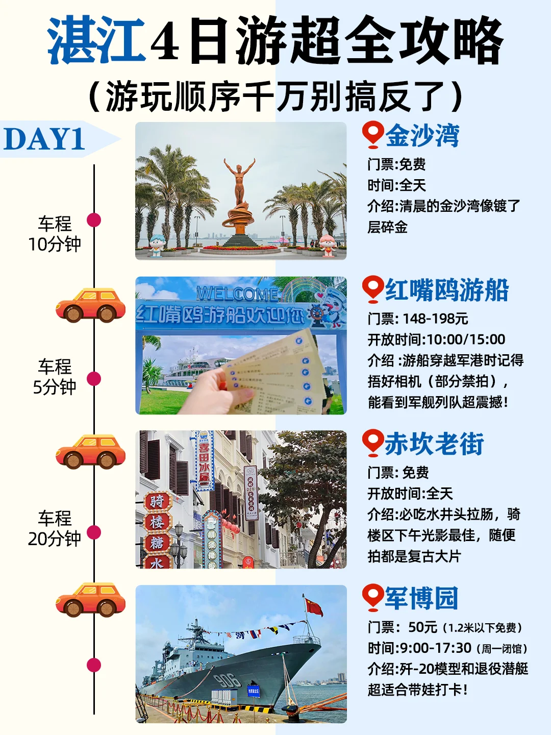 湛江四日游超全攻略💦｜海鲜海岛一次打卡