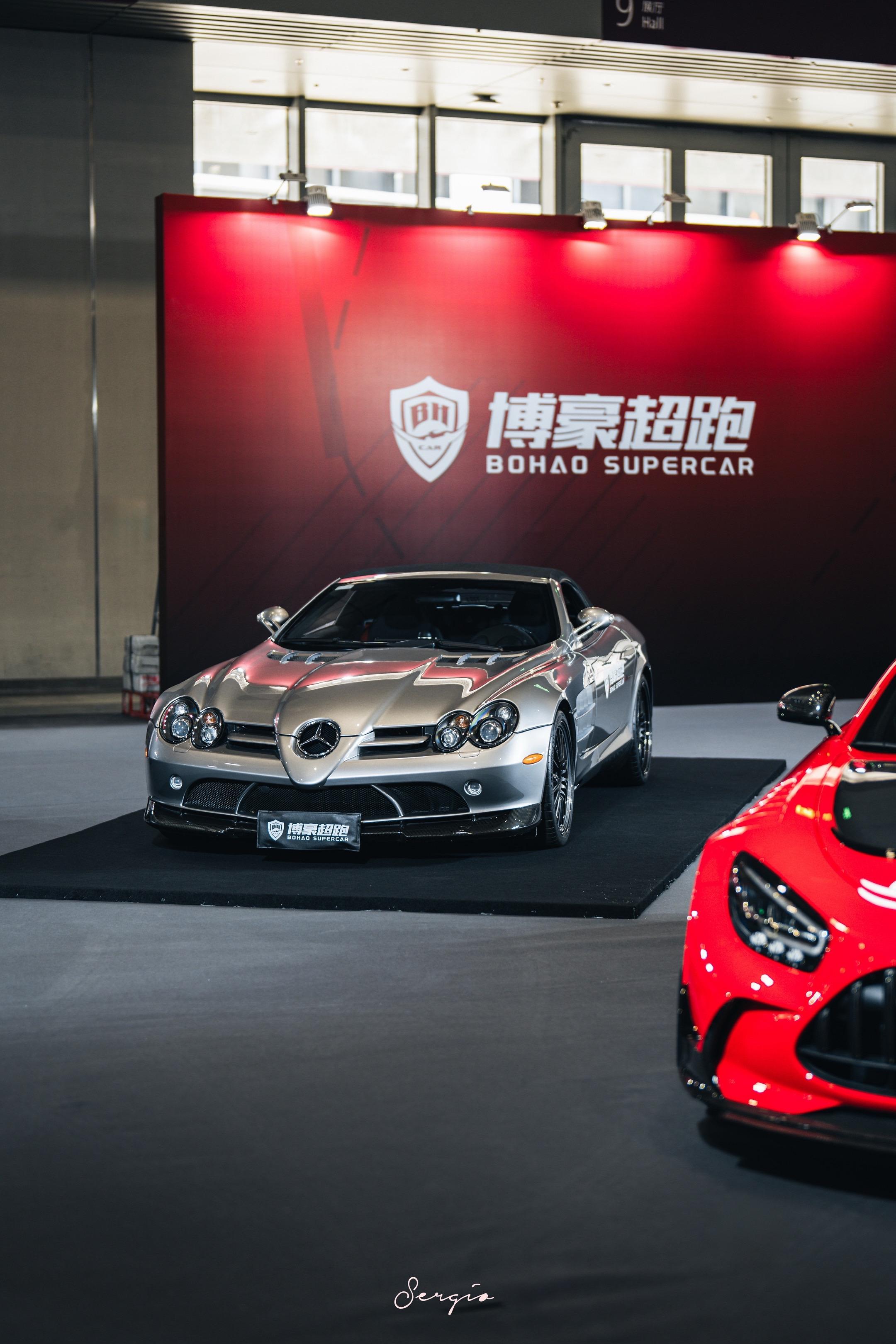 第一次拍到SLR 722S.6月大湾区车展上拍摄的国内1/2的SLR 722S