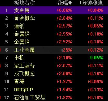 黄金 贵金属你们有吗，说出来让我高兴一下今日看盘a股