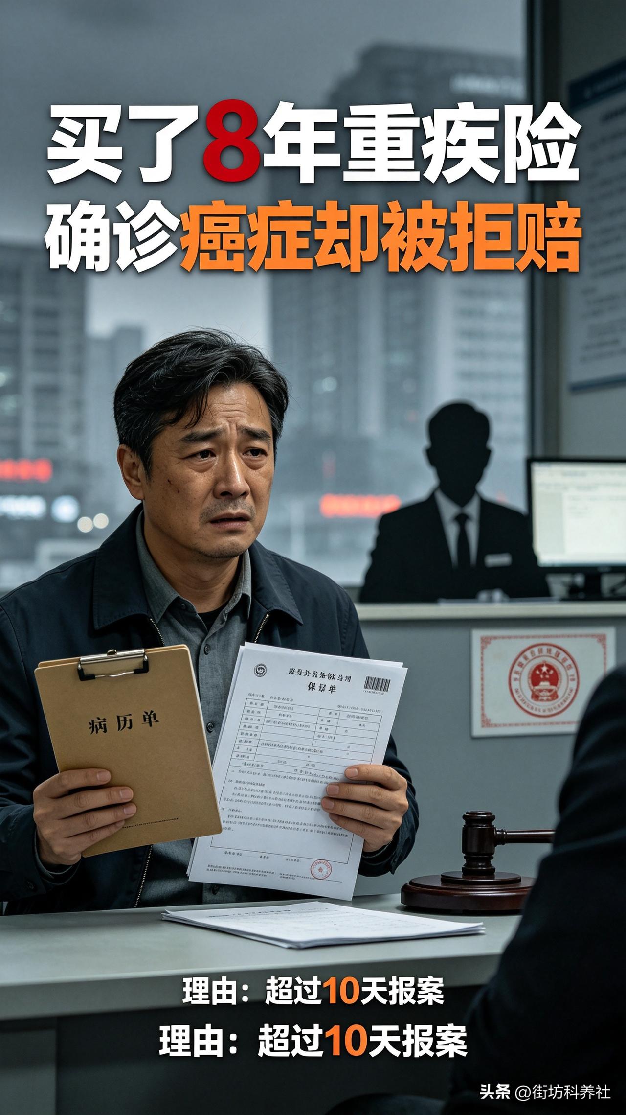 太离谱！买了8年重疾险，确诊癌症却被拒赔，理由让人无语
 
真的被这家保险公司的