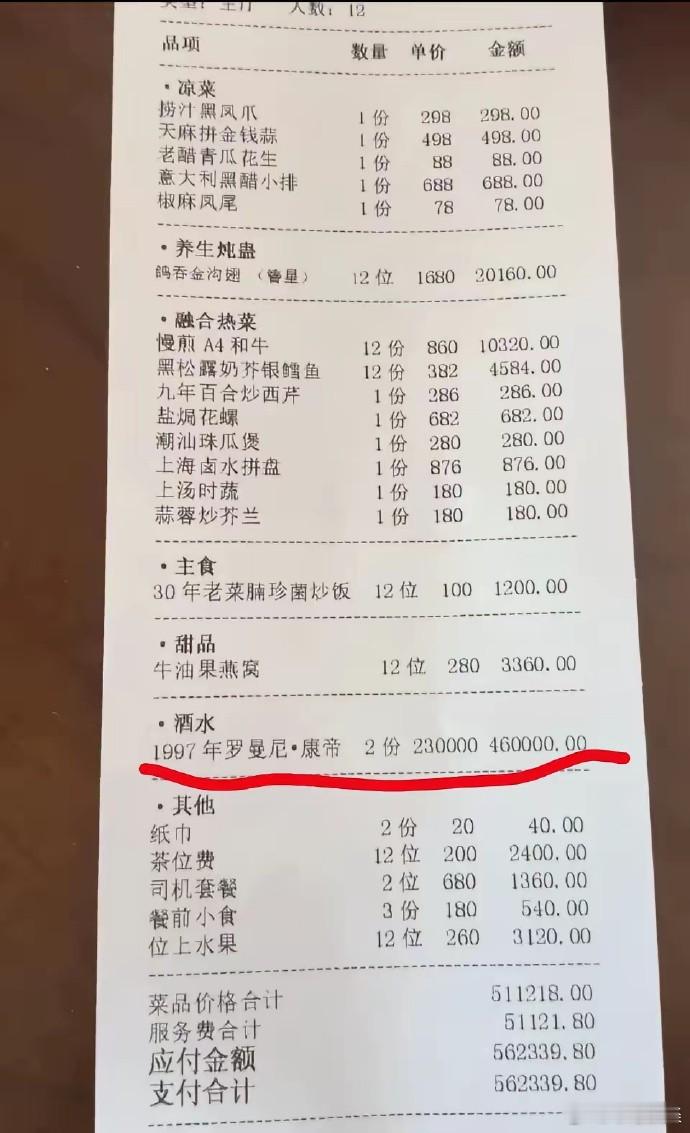 原来真的有一种叫罗曼尼康帝的名贵酒，郑总诚不欺我。 