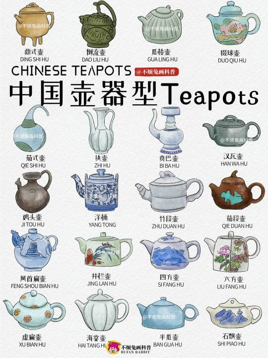 📕 绝了！中国壶器型有多惊艳？Teapots