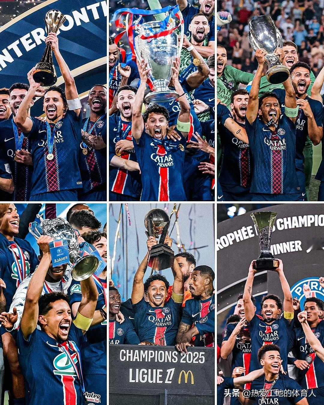 本年度已获得6冠🏆，巴黎圣日耳曼总比分3:2击败弗拉门戈夺得洲际杯冠军，本赛季