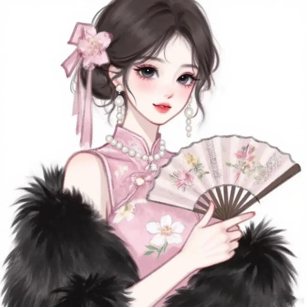 手绘古韵国风头像 ​​​