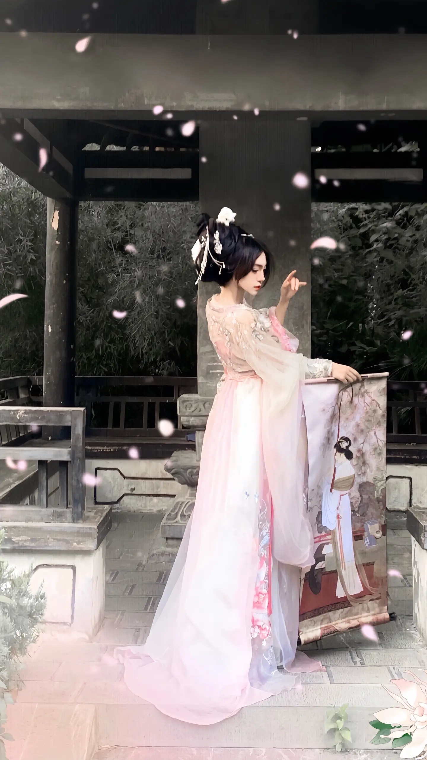 “朝朝又暮暮朝暮间 却难勾勒你的脸”