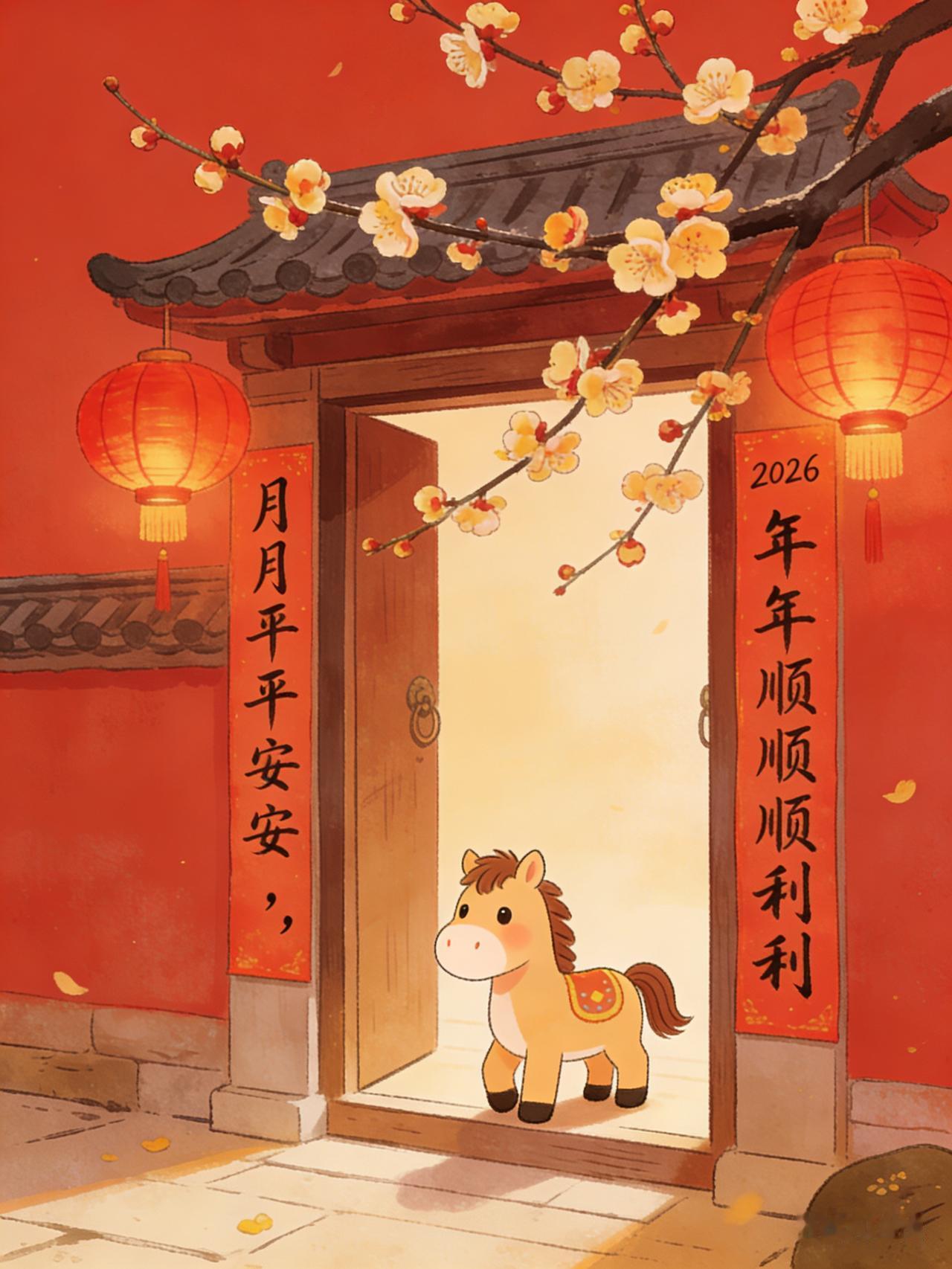 这副对联对仗工整、寓意温暖，把最朴素的祝福藏进日常。月月平安，是生活最踏实的期盼