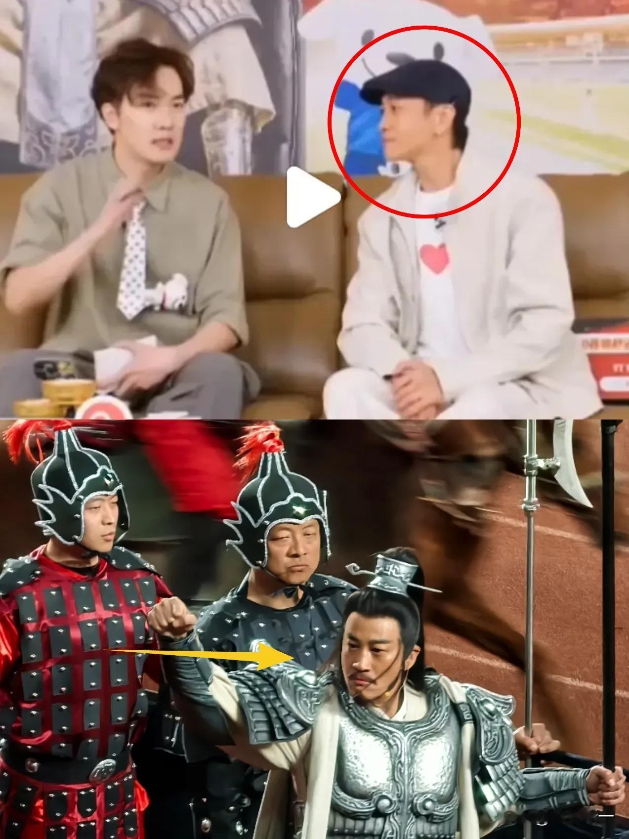 不是何润东的头竟然这么小吗?
看“苏超”当晚直播间187身高的他坐在那头小小的，