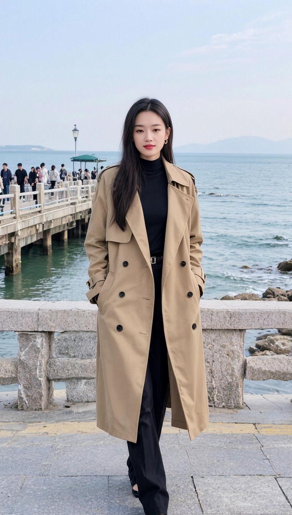 可是山高路远谁会一直陪在我身边简约穿搭