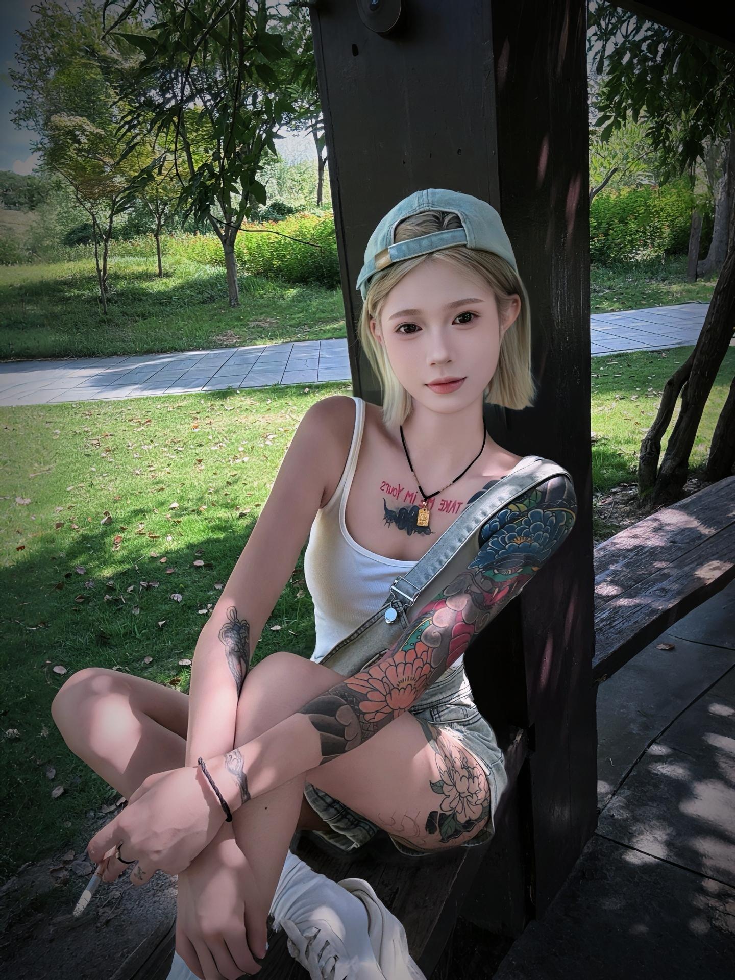 我也有个花臂梦 奈何家父略懂拳脚.