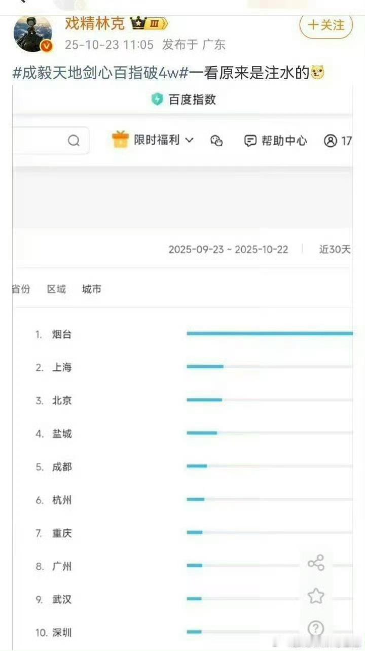 让戏精说这话真不容易啊！再看微指，那少的不是一丁点儿 ​​​