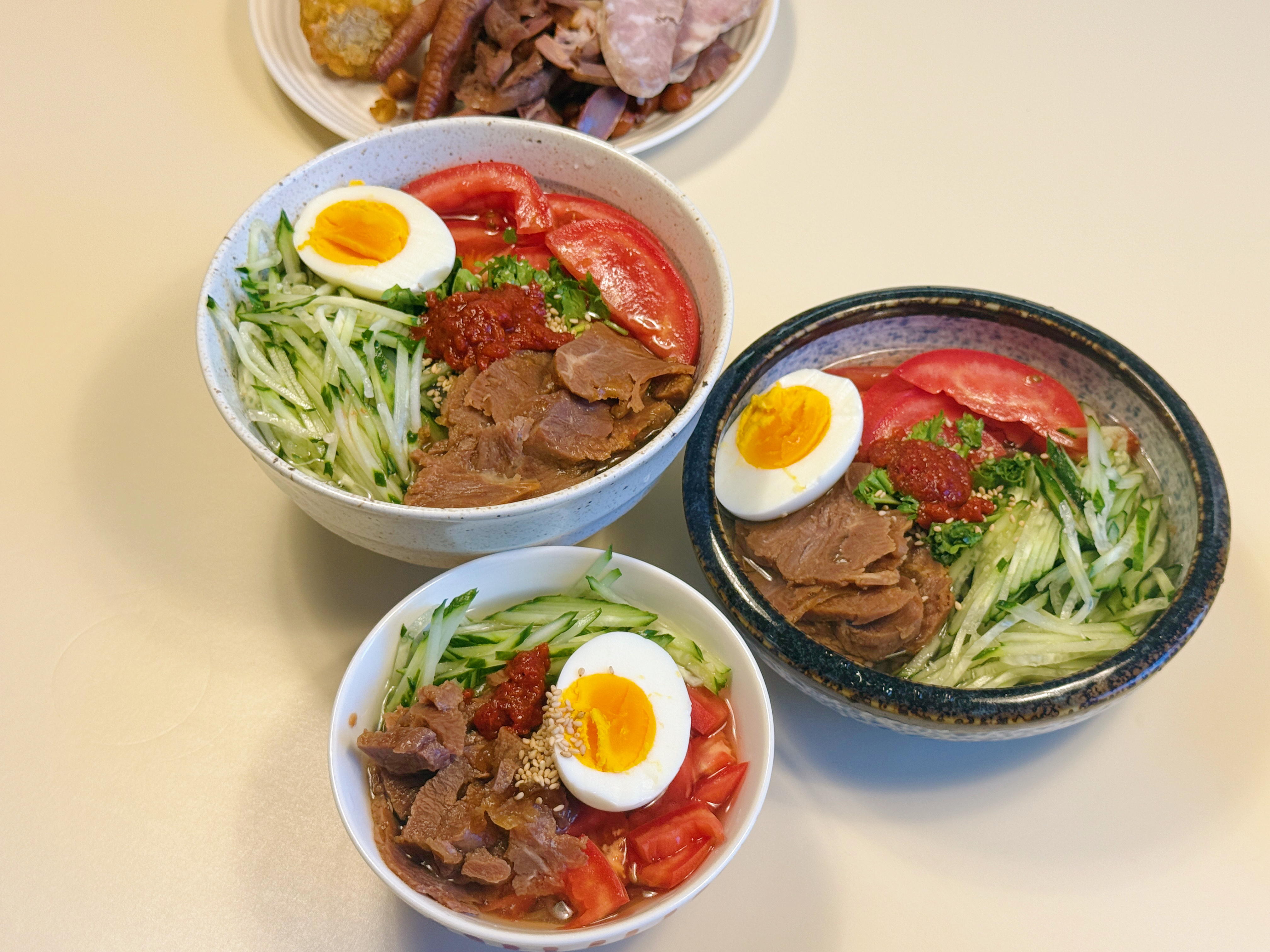 吃冷面了。 ​​​
