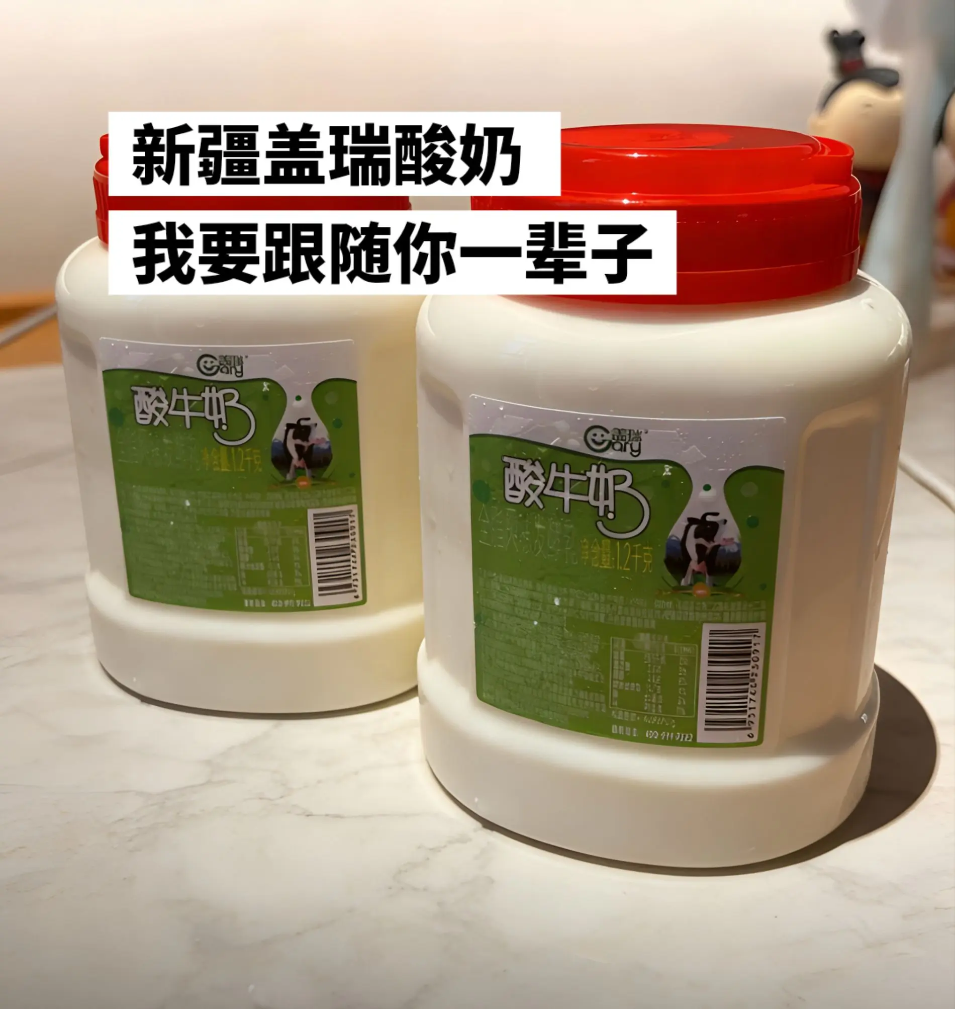 超大一桶盖瑞酸奶才这价！