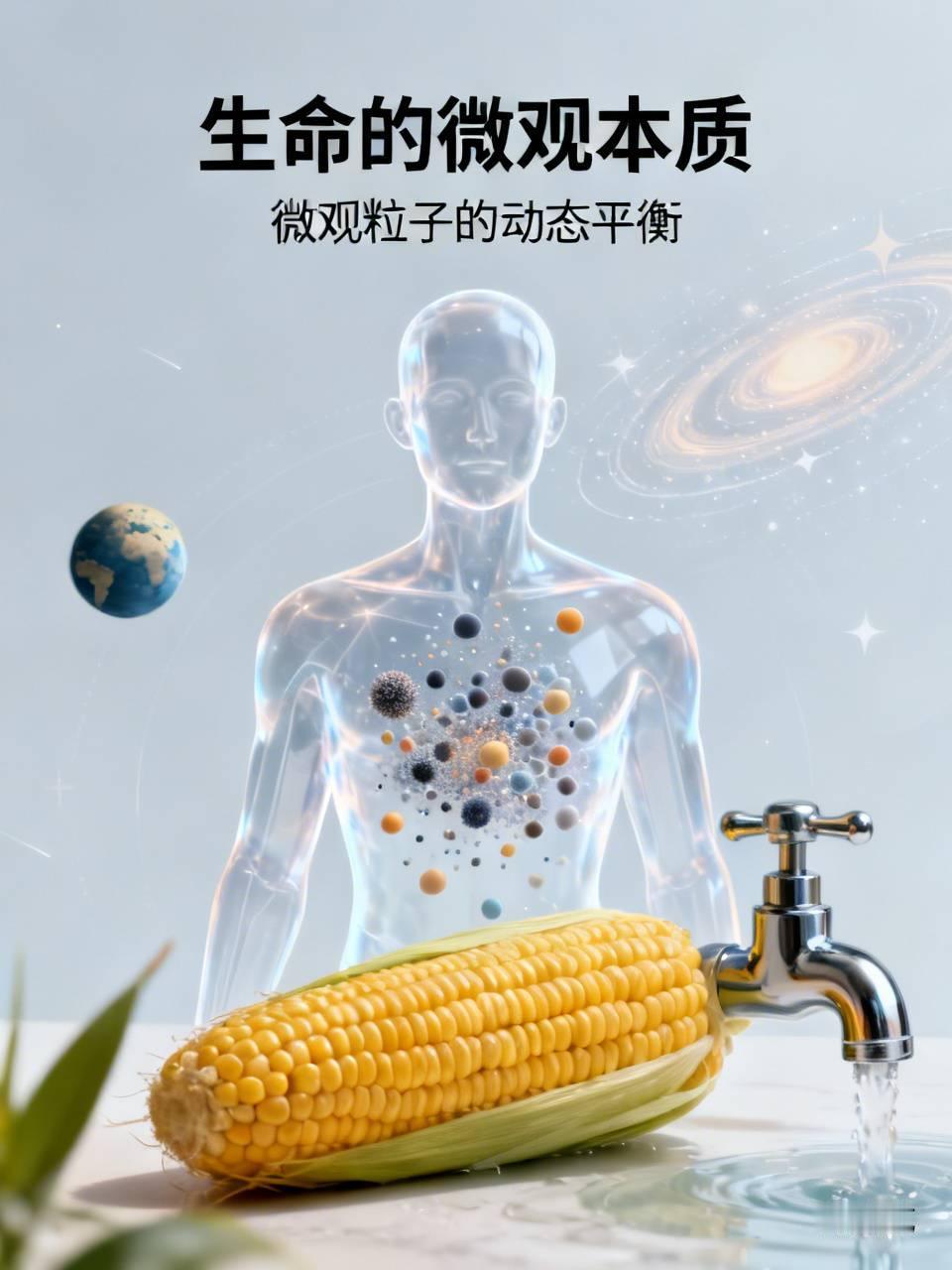 今天早上照镜子，忽然觉得不太对劲。

镜子里这个人，本质上就是一堆质子、中子、电