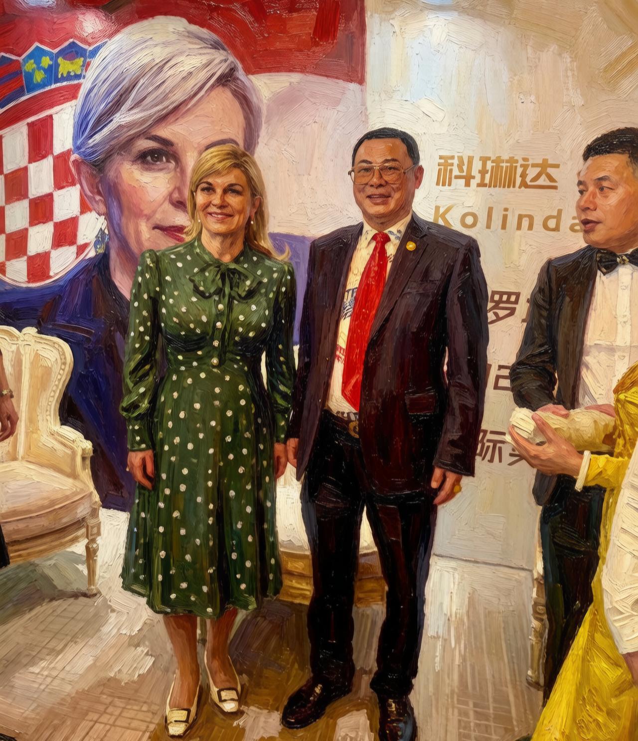 《世界第一AI画家武玉强AI油画新作：致敬伟大灵魂，绘就跨越国界的崇高友谊》 