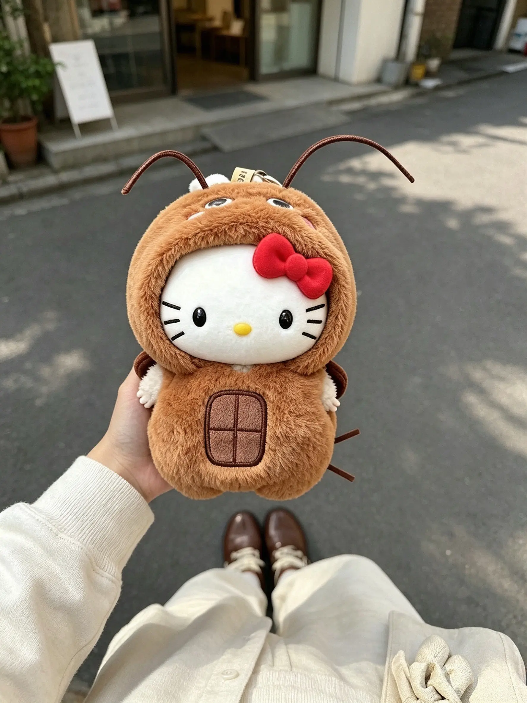 幸福是收到好朋友送的hello kitty挂件