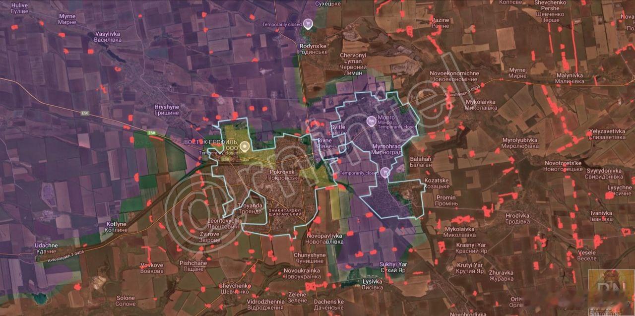 波克罗夫斯克市落入俄罗斯控制！俄罗斯的清算行动已经开始，可能会持续几天，之后才会