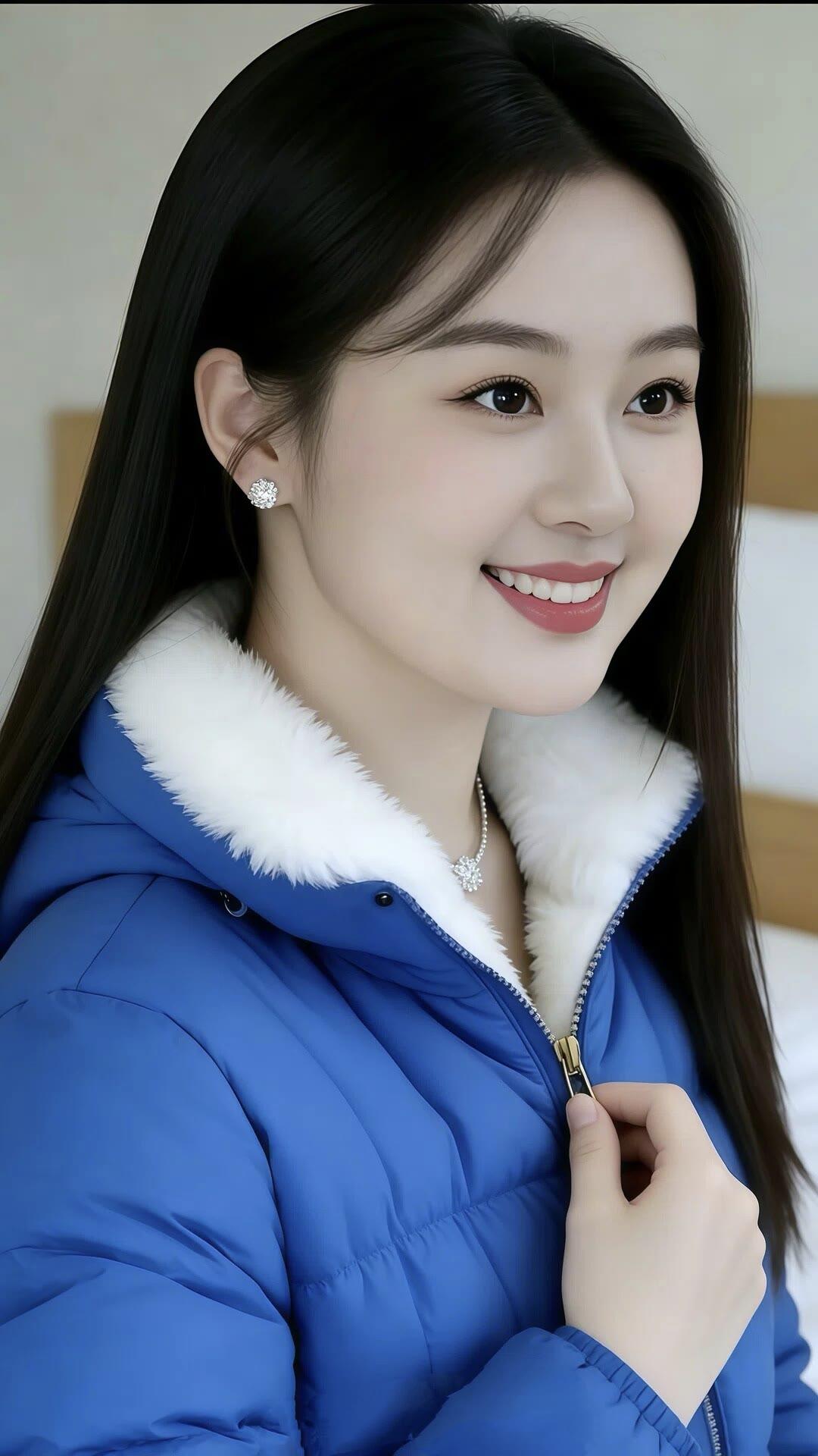 玉颜如雪，笑靥如花。