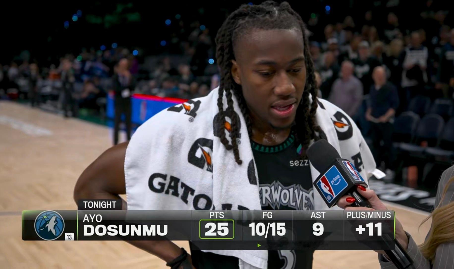 再次盛赞狼狗中期的引援。季后赛表现，某种层面上完全能弥补，甚至好于之前的我NAW