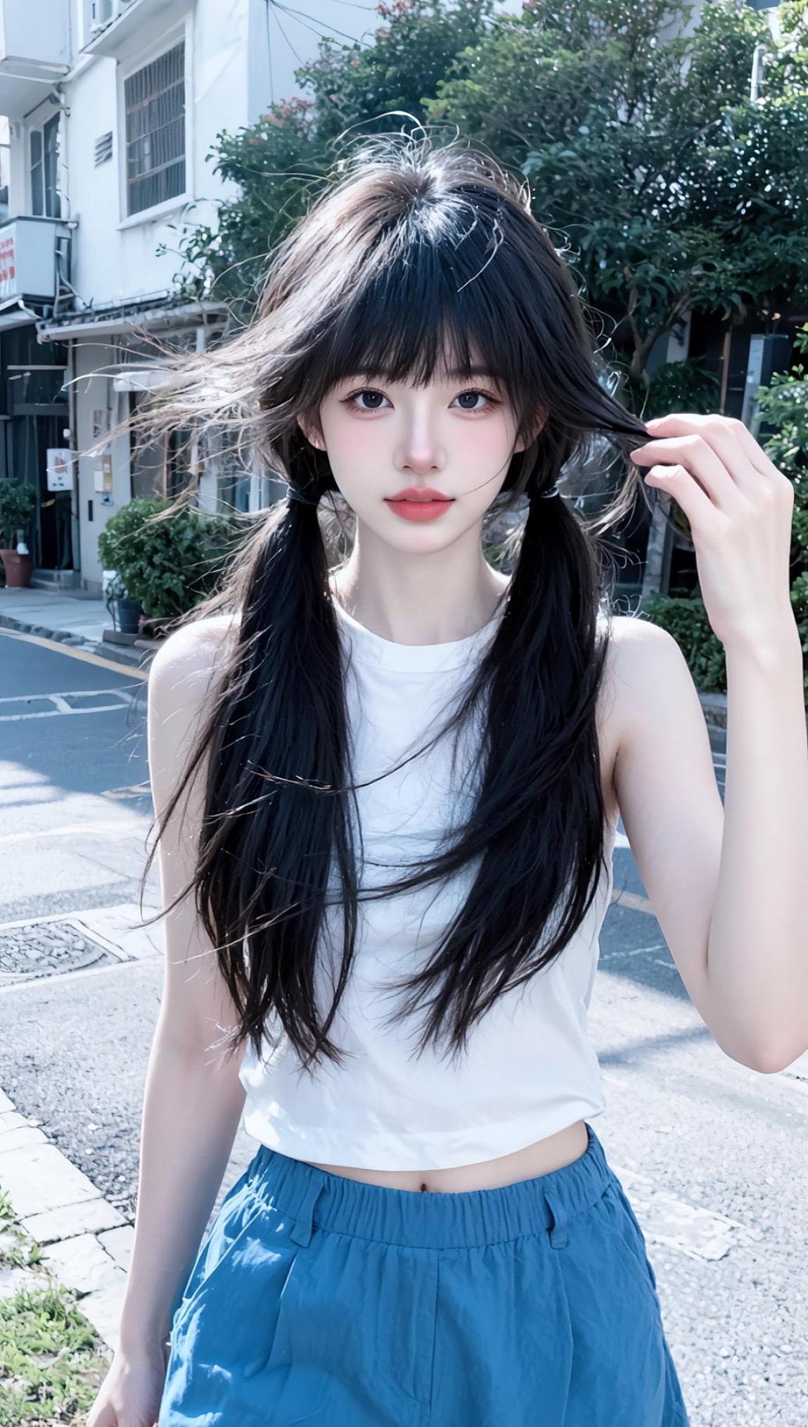 跟着我的双马尾，AI带你穿越奇幻世界！