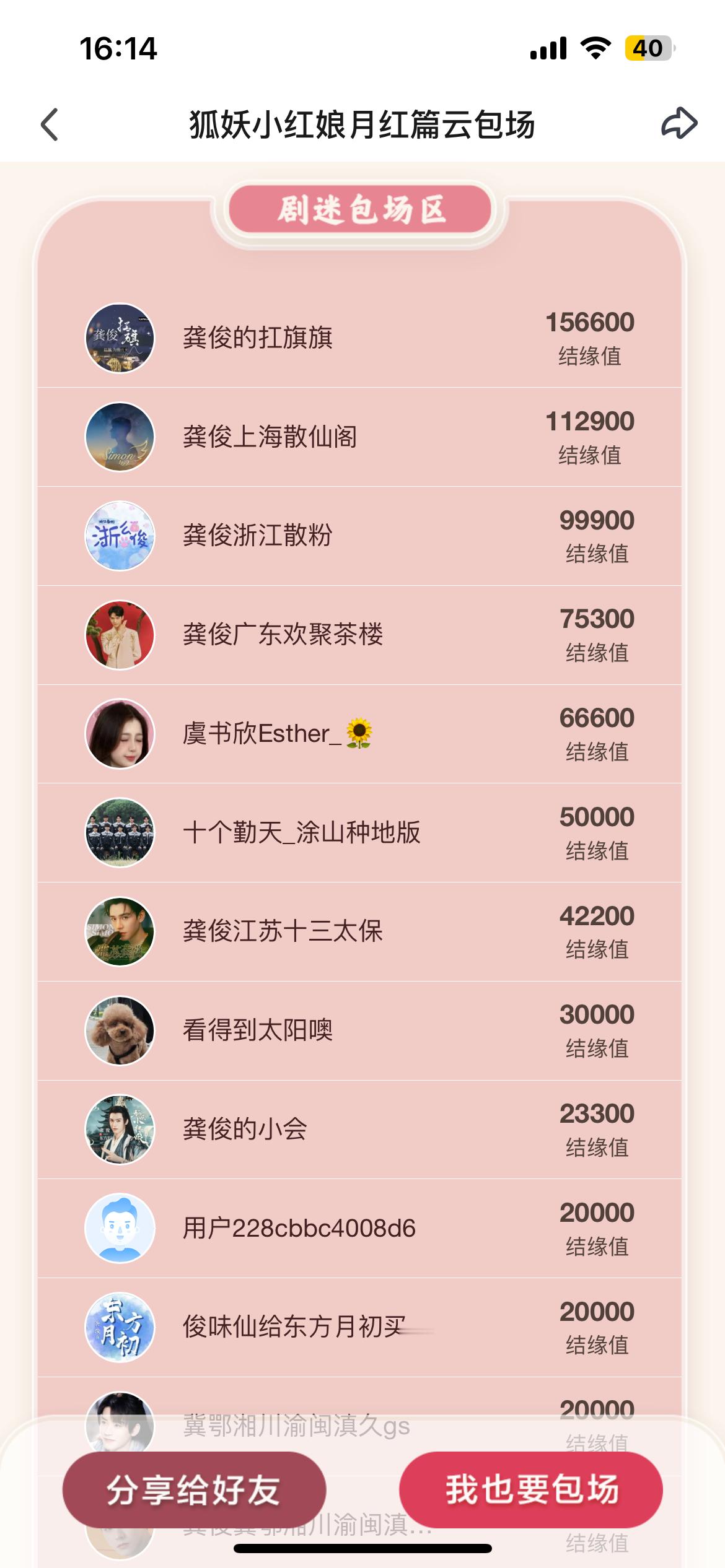 看抖区评论才知道 虞书欣还给狐妖小红娘月红篇包场了 ​​​