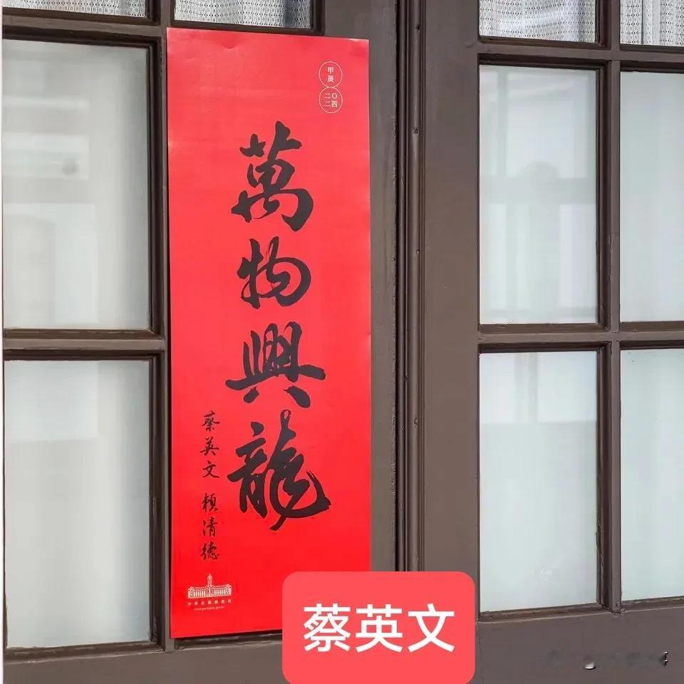 湾湾省长蔡英文的文采有进步，从过去的“好茶”到如今的“万物兴龙”……！#天南地北