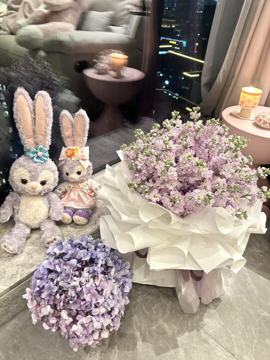 第一次收到紫罗兰💐