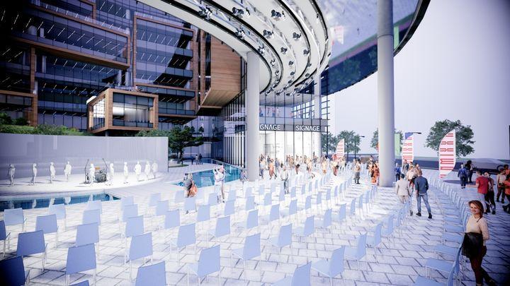 首尔江东区批准JYP新办公楼建设许可，下半年动工16日首尔江东区方面表示，15日