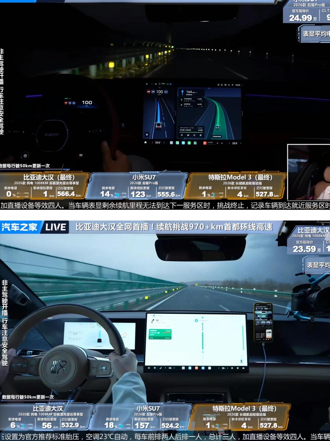 汽车之家实测大汉高速续航成绩出来了！[机智]

看了之家实测大汉EV的续航，高速