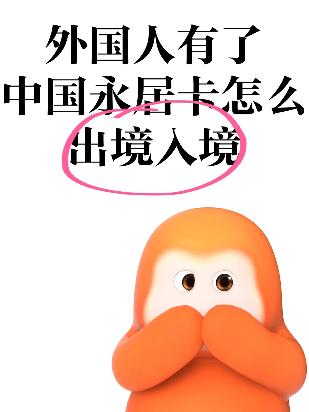 外国人有了中国永居卡怎么出境入境呢