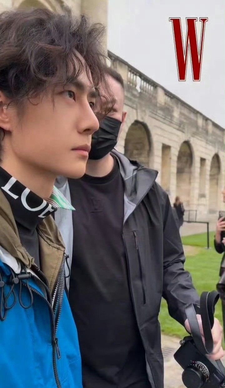 王一博 陈都灵 吉赛尔 巴黎时装周罗意威大秀✨ 