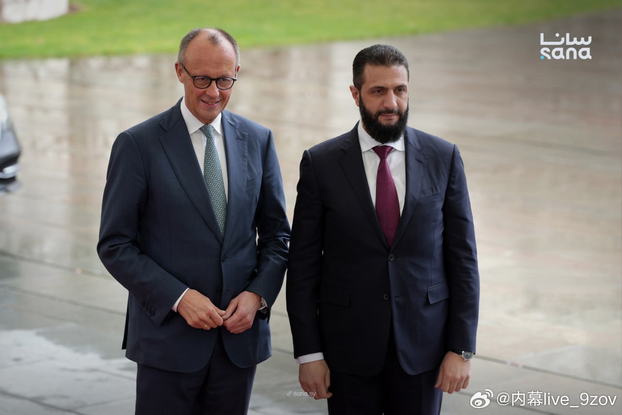 叙利亚过渡总统沙拉首访德国。 