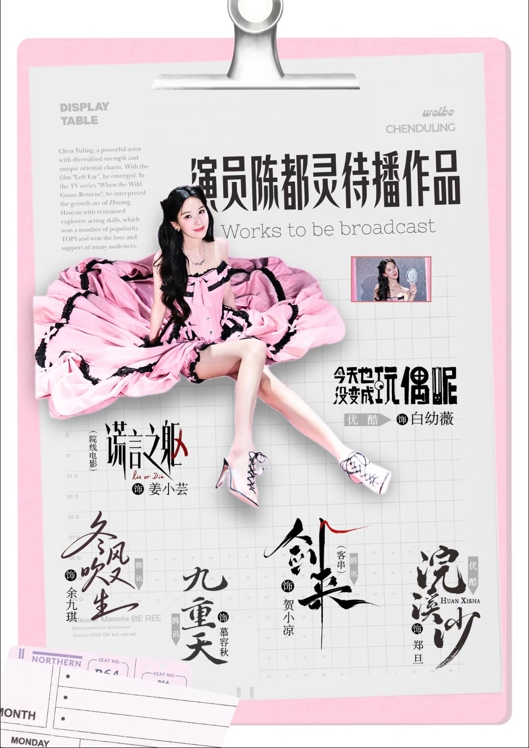 杨洋疑似否认和陈都灵合作只知道这个双平台三破万扛剧🌸在剧组拍摄日程排得满满当当