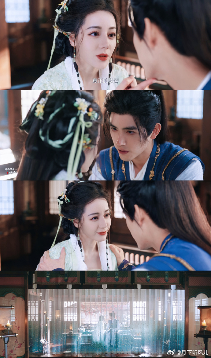 迪丽热巴陈飞宇演生理性喜欢 贺思慕与段胥的宿命感太强了，本能的偏爱与心动，这生理