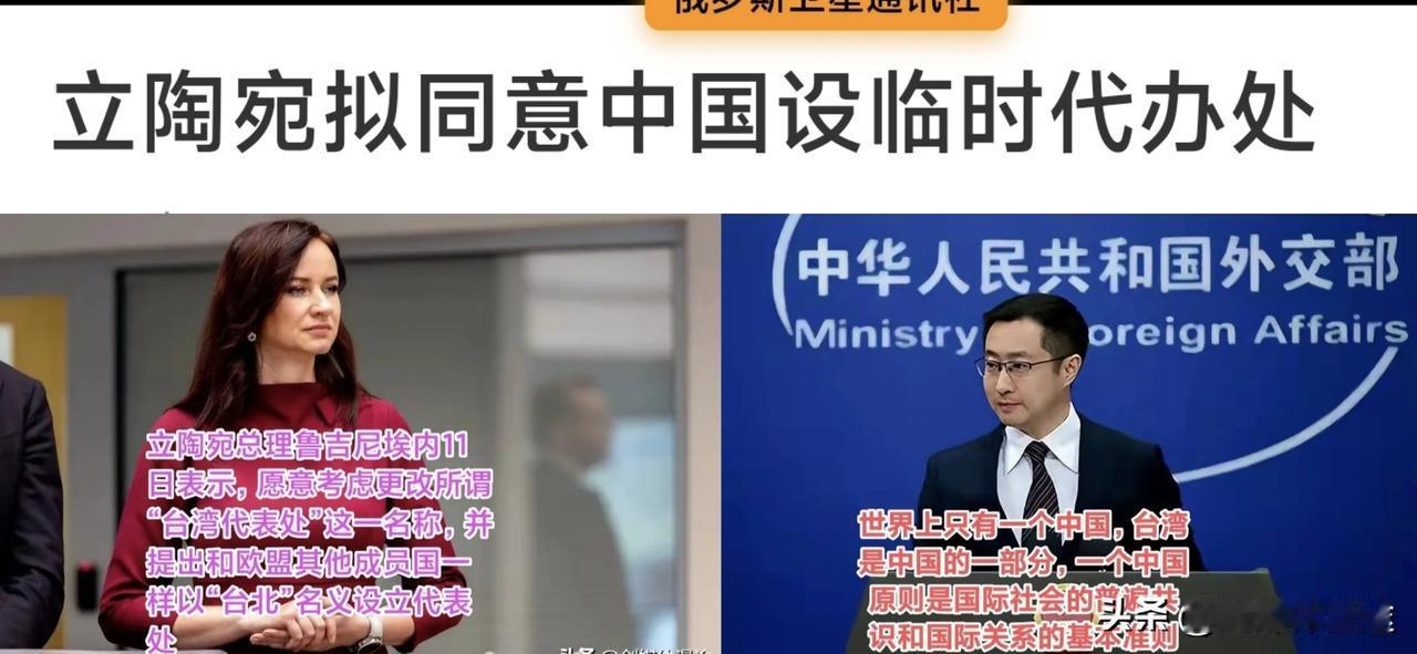立陶宛“找补”？：同意中方在立陶宛设立“临时代办处”！不过中方愿不愿设立呢？立陶