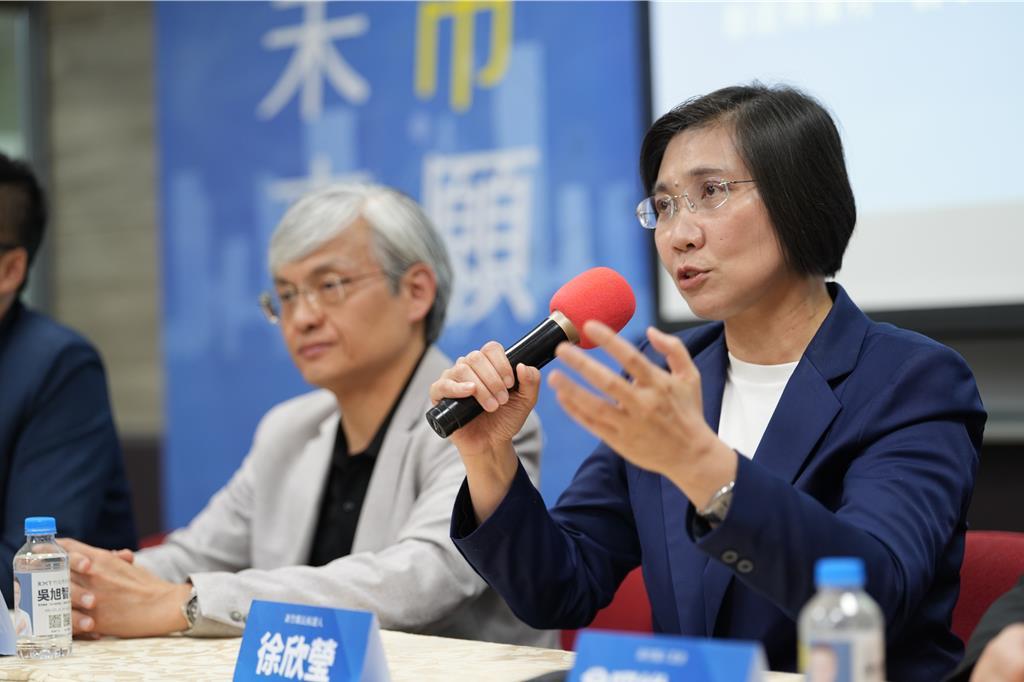 蓝白合有好消息？徐欣莹刷信心值 用廉能出拳打选战
国民党新竹县长参选人徐欣莹12