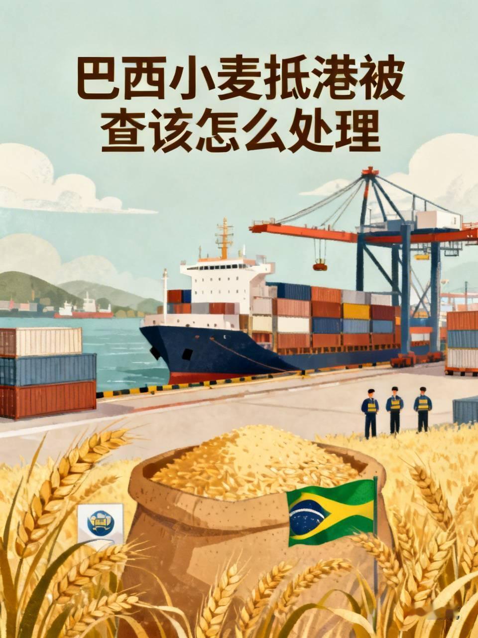 最近看到巴西一批10万吨级的小麦抵港后被检出莠去津残留超标，不少做粮油贸易的朋友