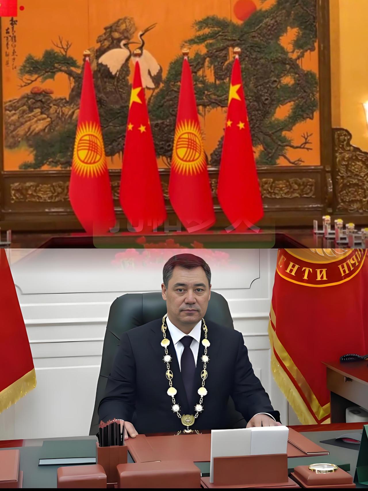 吉尔吉斯斯坦总统，
一位被东方大国网友戏称为“摸金校尉”的总统，近日在全世界面前