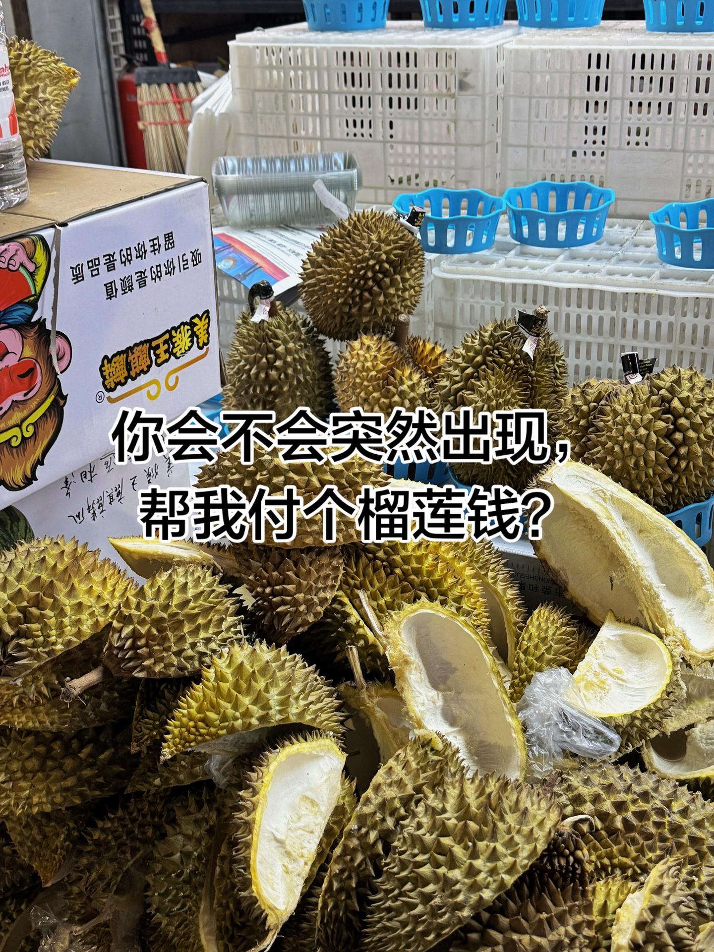 你会不会突然出现，帮我付个榴莲钱？
