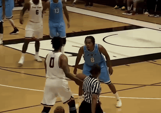 终于还是把他的精髓学到了，这些年的NBA没白看，现在在球场上队友都尊称我一声少侠