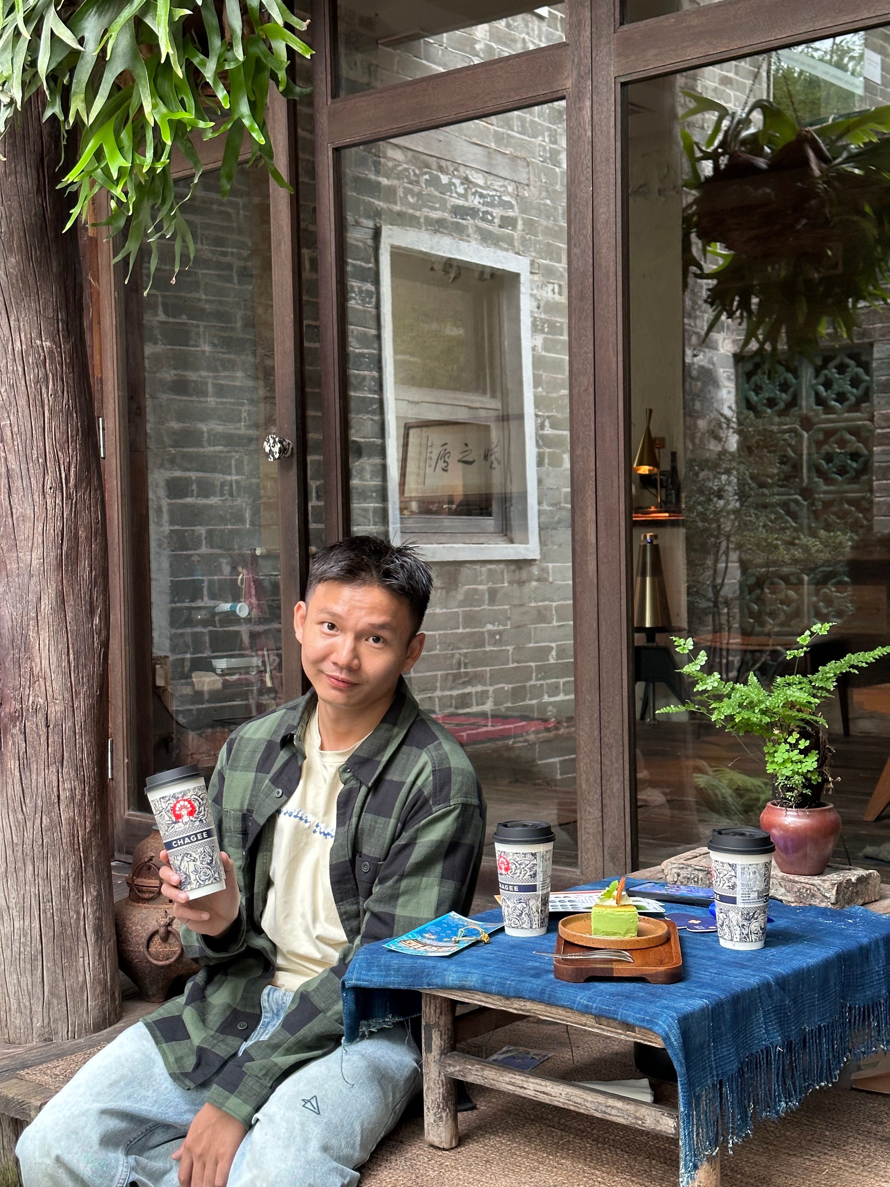 家人们谁懂，喝个奶茶都可以接好运[全力以赴][全力以赴]昨天黑豆叔不是打卡了桂馥