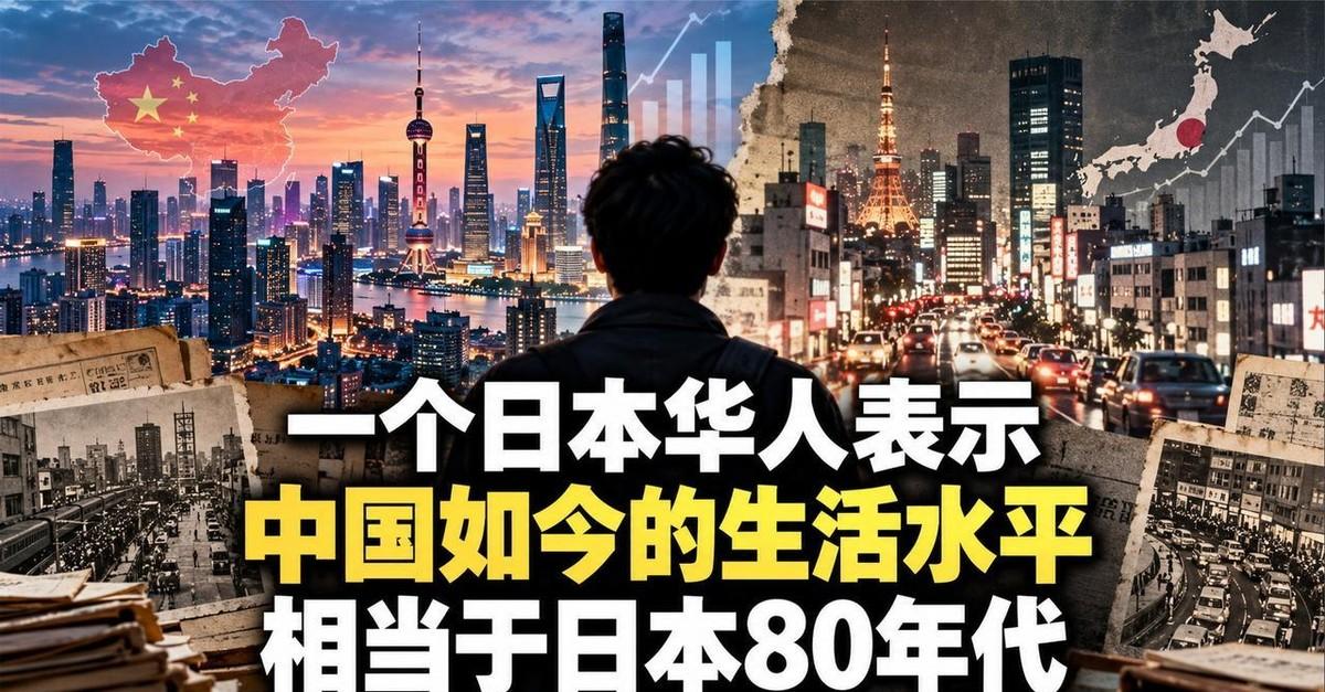 网上常有人拿中国和日本作比较，说如今中国人的生活水平相当于日本80年代。这样的说