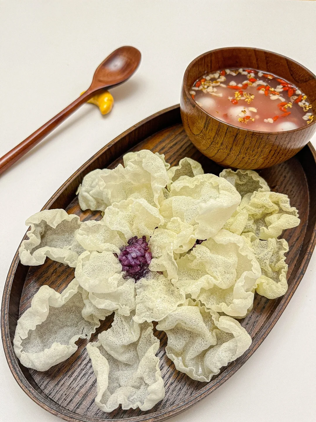 炸米纸花 | 🌸高级感满满，颜值太高了