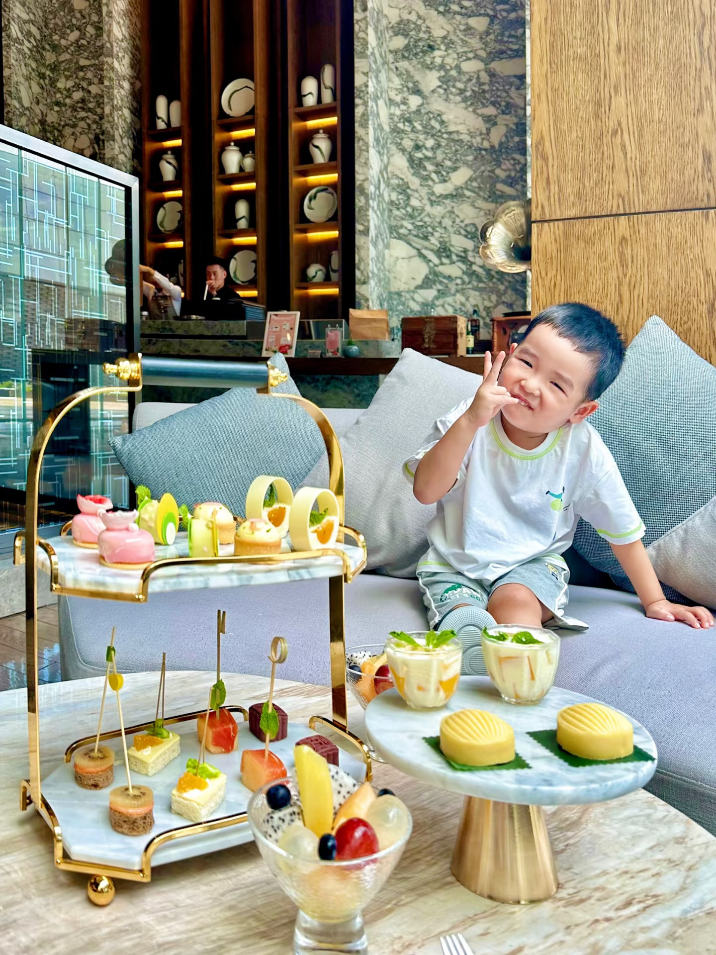 苏州遛娃🍰夏天带娃来下午茶+拍立得手作啦