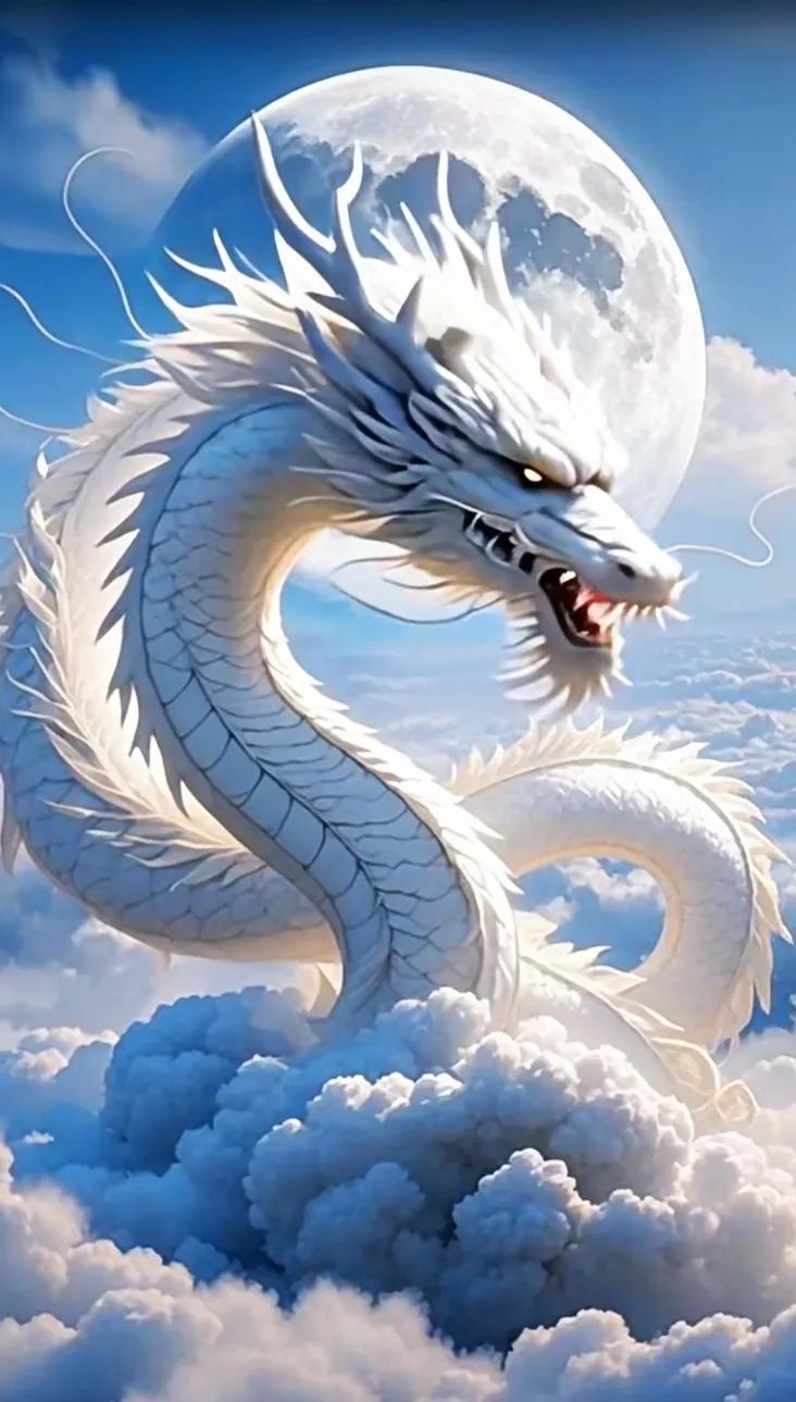 梦幻白龙出云海，月色笼罩神龙威。梦幻西游七绝山 梦起仙缘