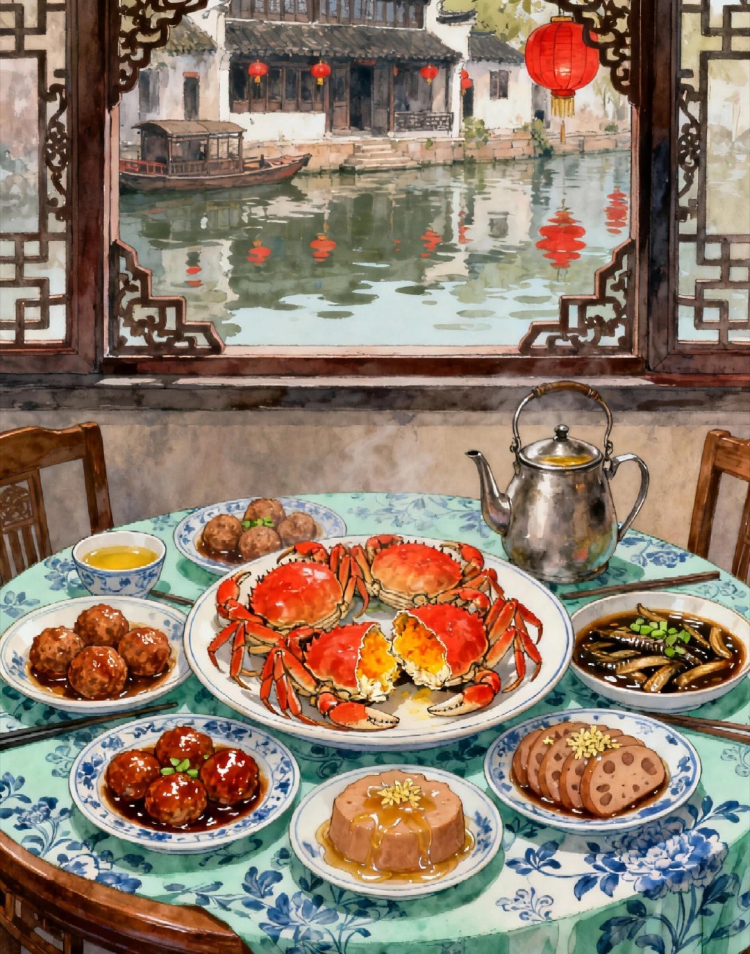 更适合中国宝宝的年夜饭一桌热菜藏满家的温度，道道都是专属中国胃的仪式感～荤素搭配