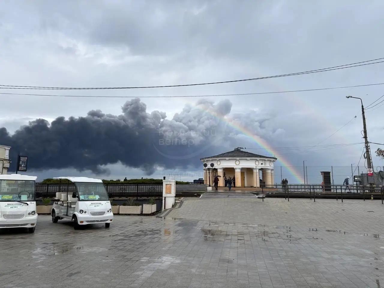 乌克兰让俄罗斯人打破了克里米亚是安全的神话。也让全世界看到了克里米亚在燃烧！
乌