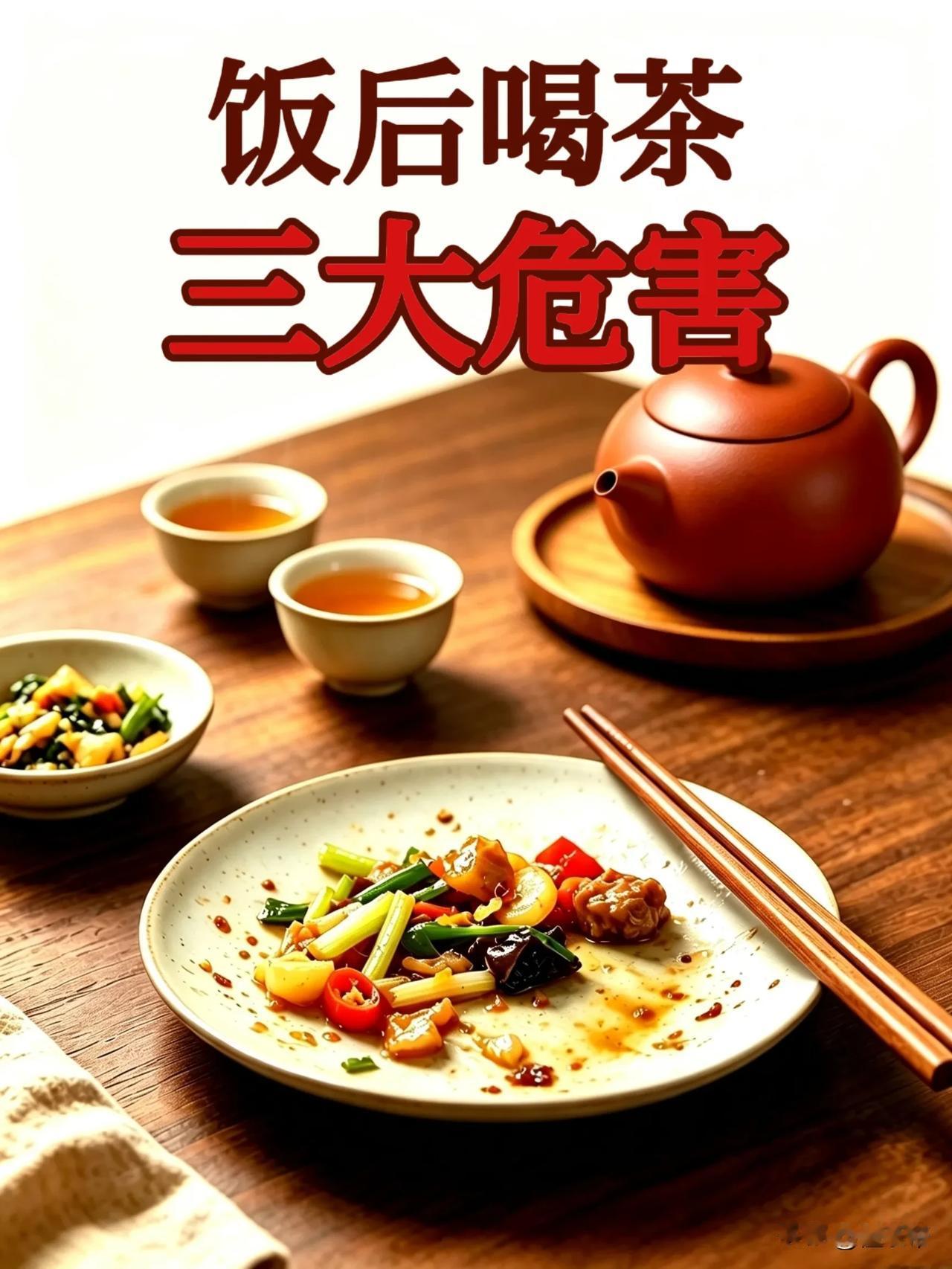 饭后马上喝茶？小心这三大危害找上门！

很多人吃完饭后就马上喝茶，觉得可以解腻消